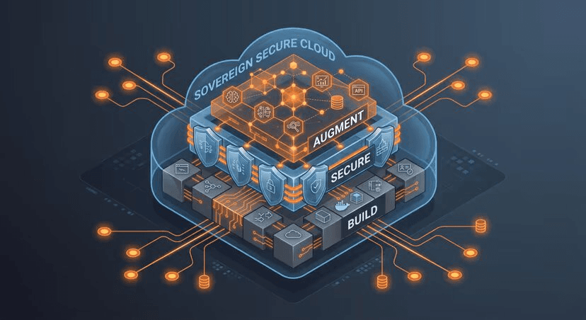 Stark Digital's enterprise delivery core — build, run securely and augment